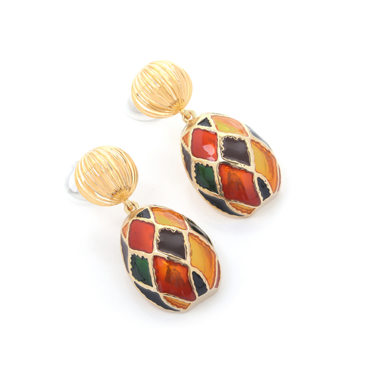 Hot Air Balloon Drop Earrings